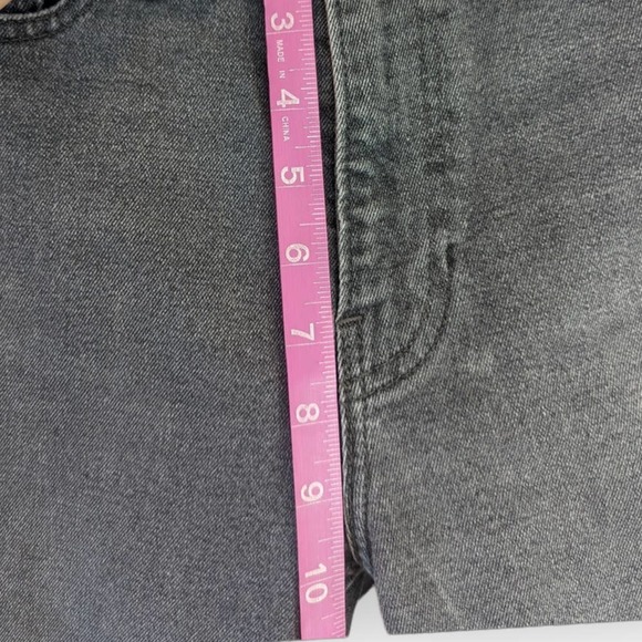 Levi's Altered 721 High Rise Skinny Gray Raw Hem Jeans Size 27 - Picture 10 of 11